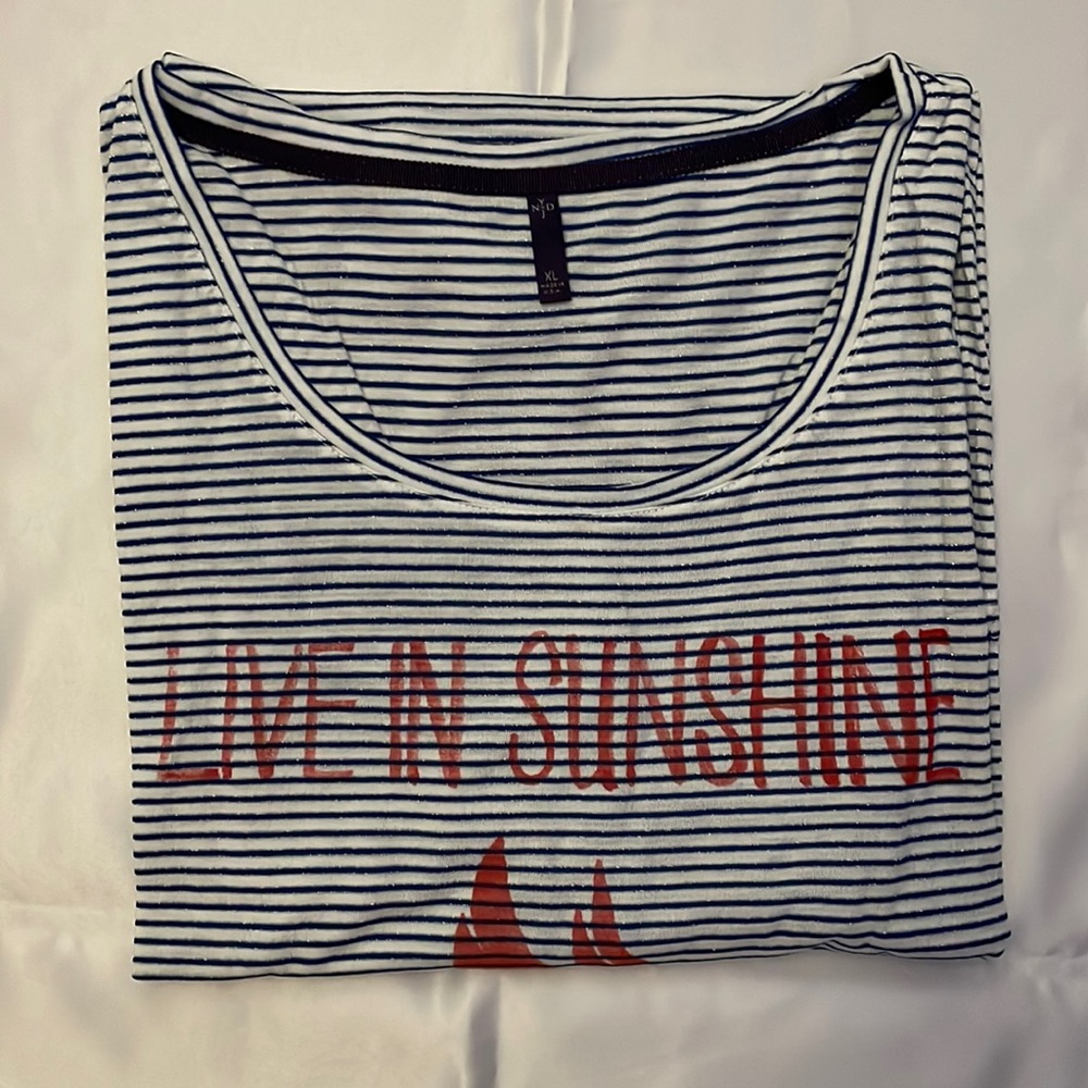 NYDJ Striped T-Shirt